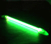 Неоновая лампа Sunbeam с эффектом перелива от зеленого к желтому