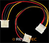 Разветвитель питания Revoltec 4 Pin Y cable 