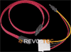 Набор  Revoltec  кабель SATA 60см и кабель переходник на 4 Pin Molex 16см