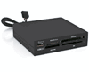 Кардридер внутренний черный 5bites CR1001 all-in-one SDHC и 1 USB в 3.5