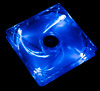Вентилятор с подсветкой синей 120 мм GlacialStars  IceLight 12025 blue прозрач. 