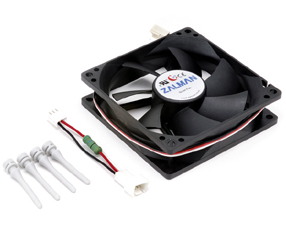 Вентилятор Zalman ZM F2 Plus 92мм черный антивибрационные винты и резистор