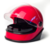 USB Пепельница шлем с вытяжкой и угольным  карбоновым  фильтром красная