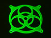 Biohazard 120 мм - флуоресцентная зел. решетка светящаяся в ультрафиолете