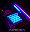 Комплект  синих флуоресцентных заглушек от PCdesign