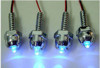 Винтики с синими светодиодами для украшения вентиляторов и блоухолов  4 шт 
