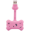 USB разветвитель Bone Doggy Link, розовый