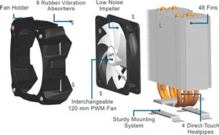    AMD Arctic Cooling Freezer A30 AMD CPU Cooler