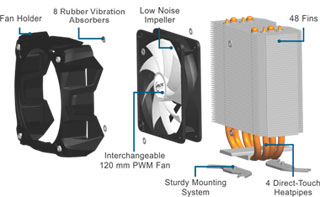   Intel Arctic Cooling Freezer i30 Intel CPU Cooler