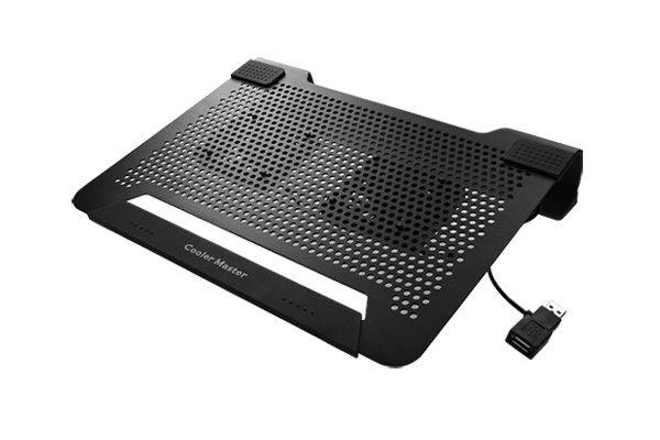 Кулер для ноутбука CoolerMaster NotePal U2 Active R9 NBC 8PBK GP черный с 2 вент