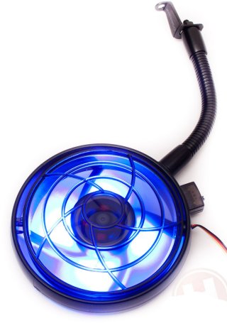 Вентилятор Antec Spot Cool точечный с подсветкой синей на гибкой ножке 
