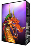 Обои для корпуса  Full тауер    Dragon  casewrap  Размер 48 5Х65 