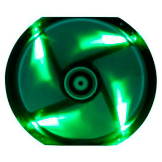 Вентилятор с подсветкой зеленой 230мм BitFenix Spectre LED Green BFFBLF23030GRP
