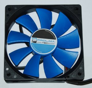 Вентилятор 120 мм с синими лопастями Prolimatech Blue Vortex 12 для ПК