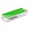 Кардридер внешний Vantec Go 2 0 19 in 1 USB 2 0 UGT CR925 GR зеленый