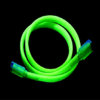 Флуоресцентный SATA кабель Vizo зеленого цвета