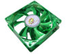 Вентилятор 80 мм с анодированным зеленым покрытием