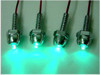 Винтики с зелеными светодиодами для украшения вентиляторов и блоухолов (4 шт)