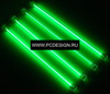 Светоманский набор из 4 х неоновых ламп зеленого цвета 30см  с 2 мя инверторами