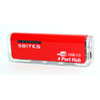 USB концентратор на 4 порта USB2 0 5bites CK0029A RE красный