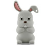 Флешка подарочная Bone Rabbit Driver 4 ГБ серый кролик