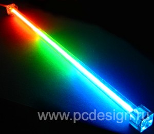 Неоновая лампа  RGB  длина 30 см  с инвертором  