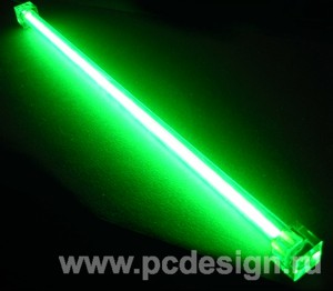 Неоновая лампа Revoltec зеленая  длина 30 см  с инвертором