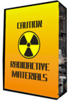Глянцевые обои для корпуса  Full тауер    Radioactive casewrap  Размер 48 5Х65 