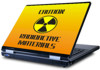 Наклейка на ноутбук  -  Radioactive (420 x 279 мм) глянц.