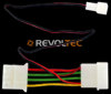 Переходник Revoltec 3pin на 4pin понижающий 12 В до 7 В, длина провода 335 мм