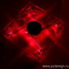 Вентилятор 120 мм с красной подсветкой