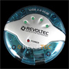Концентратор  REVOLTEC UFO USB 2 0 HUB на 4 USB порта  синий  круглый  внеш пит 