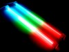 Комплект из 2 х трехцветных ламп  синий зеленый красный  30 см  с инвертором