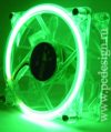 Вентилятор с зеленым неоновым кольцом