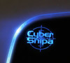 Профессиональный геймерский коврик Cybersnipa Tracer с синей подсветкой