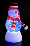 USB Снеговик Orient NY6008 Арлекин с блестками и подсветкой