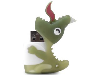 Флешка Динозавр 8 ГБ USB Bone Dinosaur Driver светло зеленый