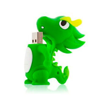 Флешка дракон зеленый  8 ГБ Bone Dragon Driver USB