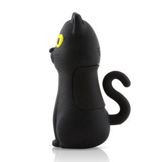 Флешка Кошка черная 4GB со сменной косточкой Cat Driver DRC10091 4BK