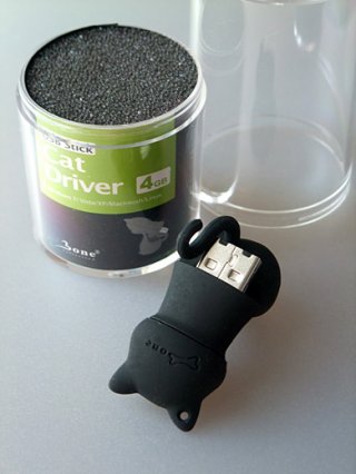 Флешка Кошка черная 8GB Cat Driver USB DR10091 8BK