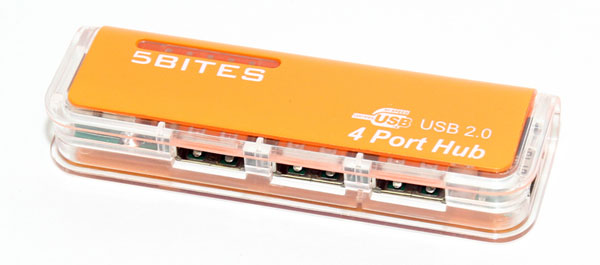 USB концентратор на 4 порта USB2 0 5bites CK0029A OR оранжевый
