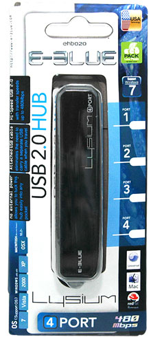 USB   4  USB2 0 E Blue LYSIUM EHB020BK  