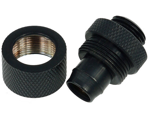   Alphacool HF Screw connector G1 4 Deep Black 17078 