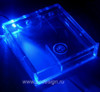 Резервуар XSPC прозрачный  для 5 25   отсека  с синей подсветкой